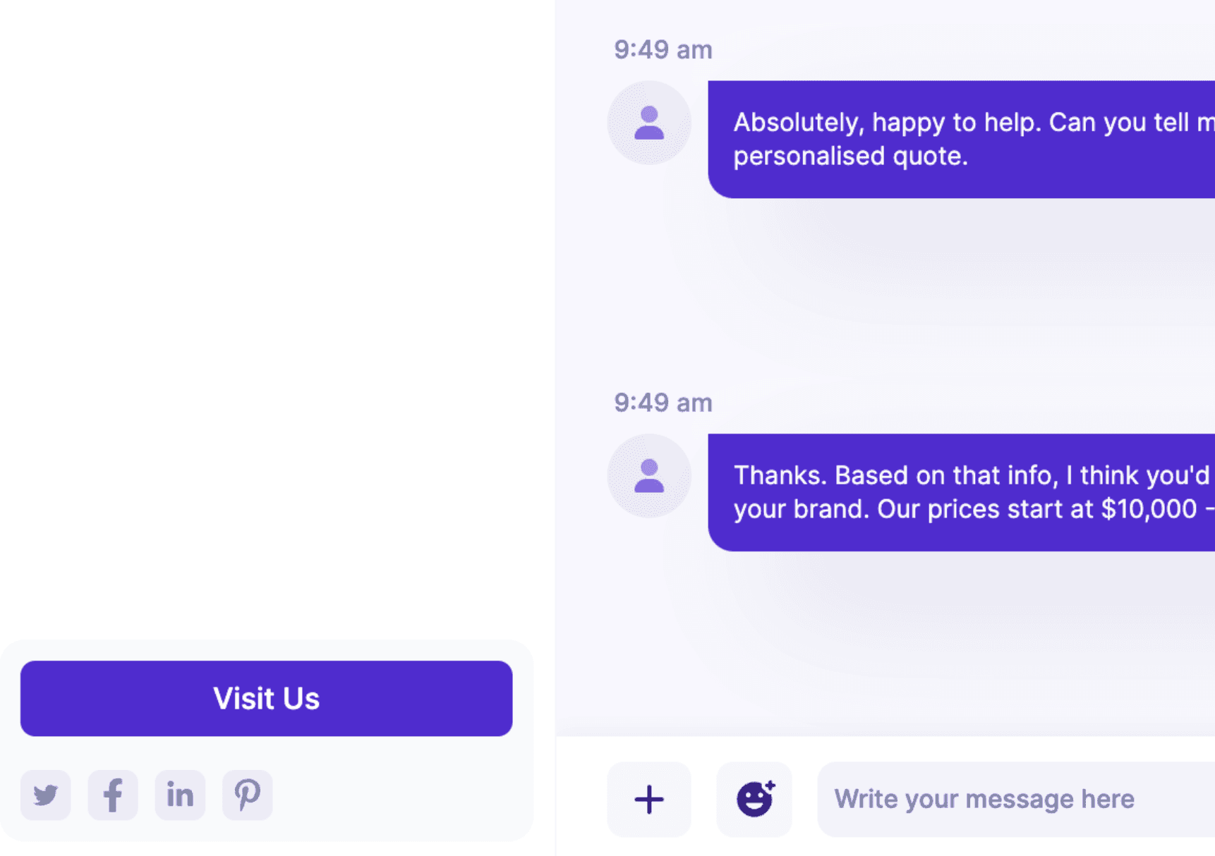 Activate private chats for your sponsors. This allows them to engage with attendees in real-time, answer questions and generate leads.