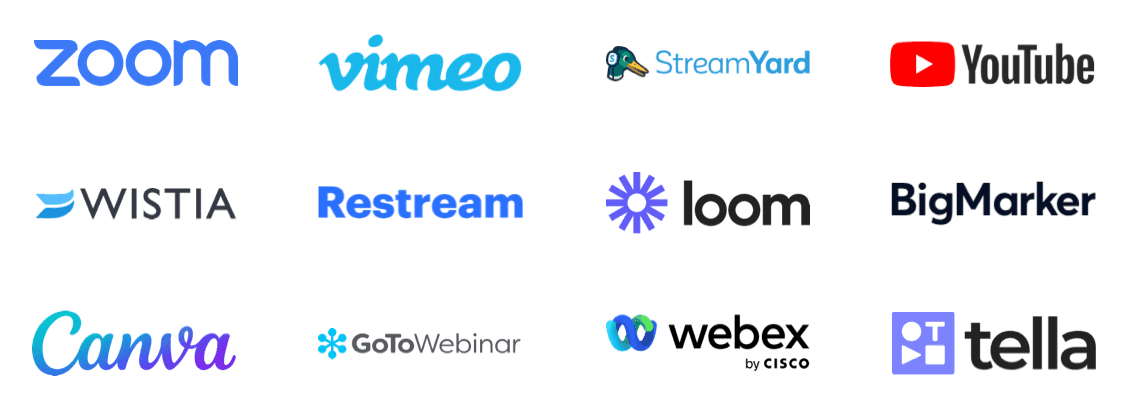 Video & Streaming Integrations