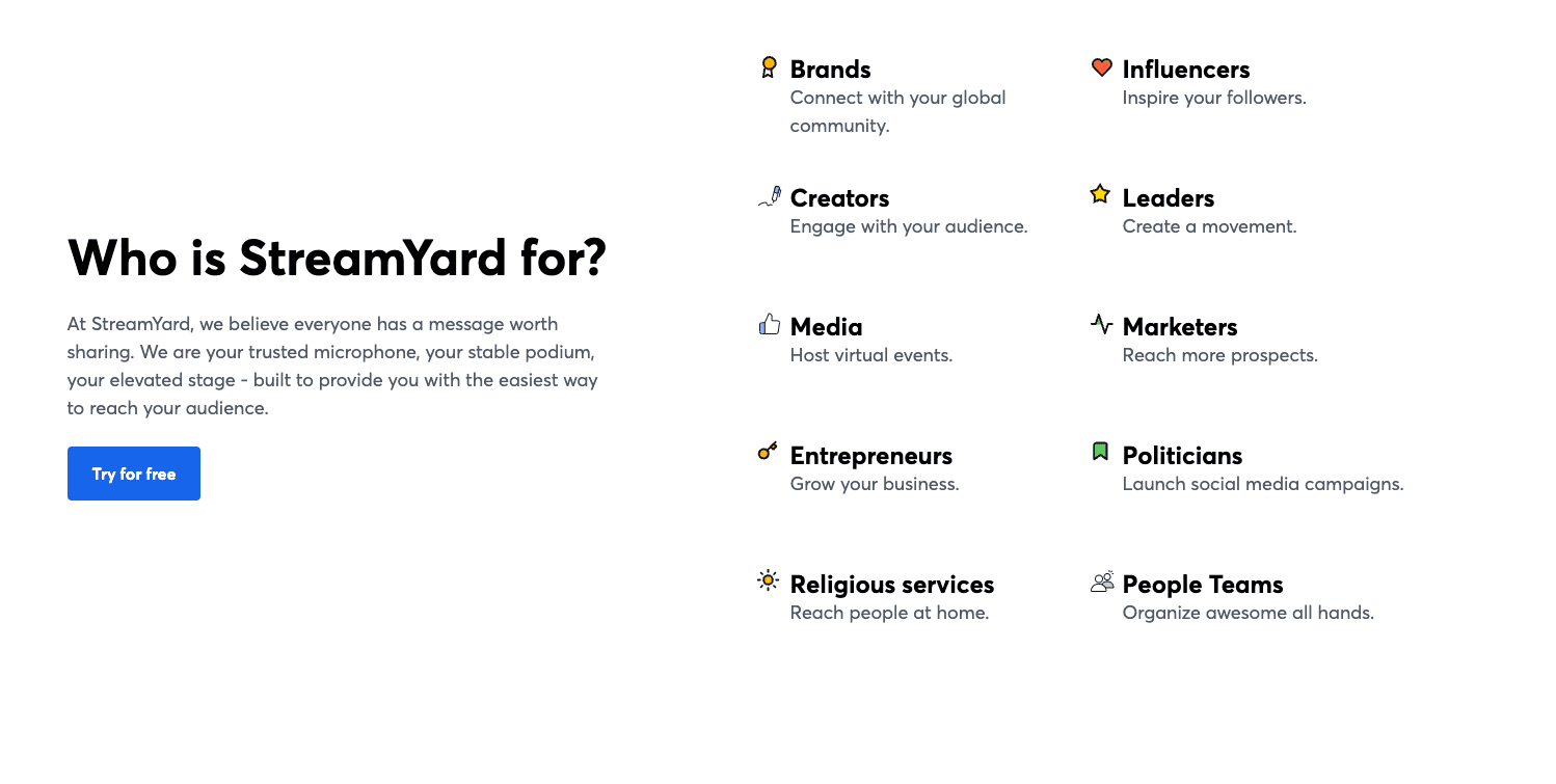 1. StreamYard Overview