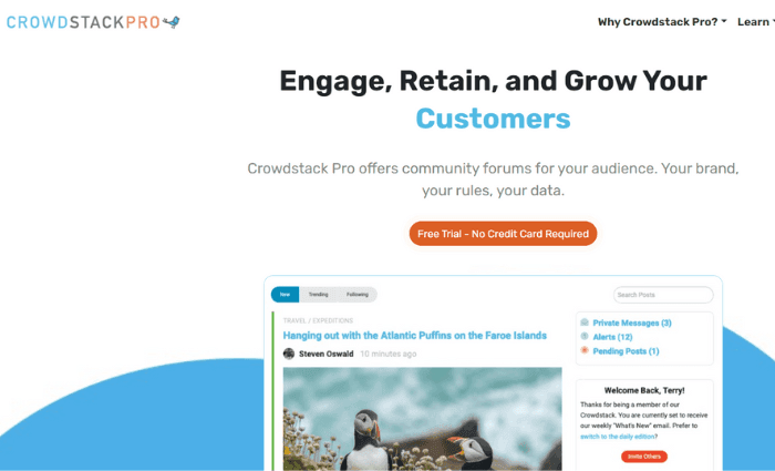 Crowdstack online community platform