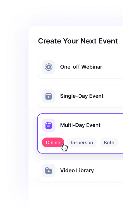 Multiple Event Formats
